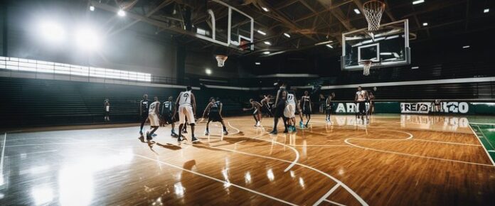 A bald black man with a salt-and-pepper beard, wearing a blue shirt, stands in front of a gray background.