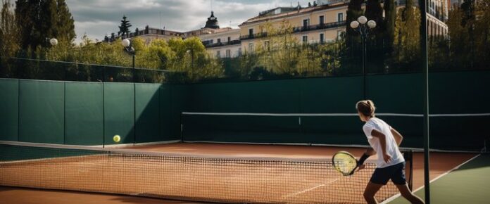 Andreeva concentrates at the poker table during Madrid Open 2025.