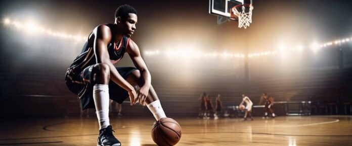 Ja Morant in action on the basketball court with a determined expression.