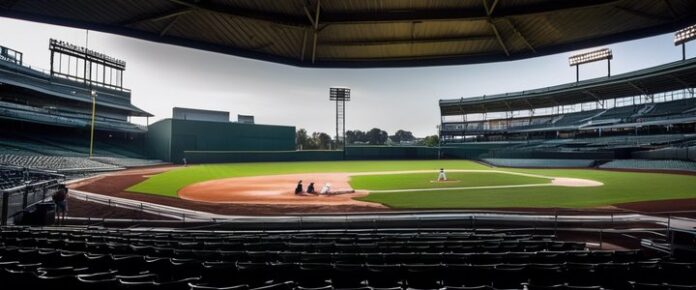 Poker player holding cards at a tournament table.