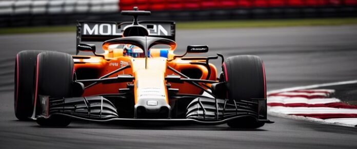 Poker player holding cards at a tournament table.