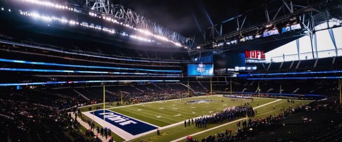 Poker players competing at a tournament table with cards and chips.