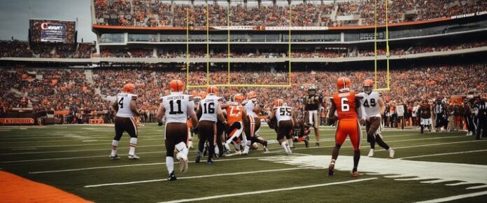 Quarterback draft pick shaking hands with team representative.