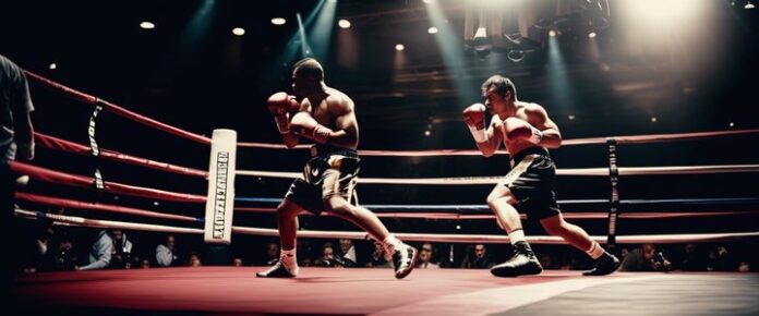 Ryan Garcia sitting at a poker table, focusing on his cards.