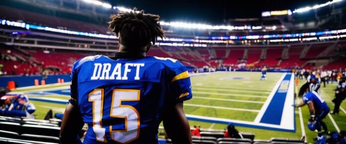 Ward sitting at a poker table with cards in hand.