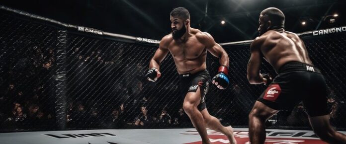 Belal Muhammad speaking to media about Khamzat Chimaev fight prospects.