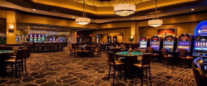 Black Oak Casino Resort Hotel expansion celebration with tribal leaders and guests.