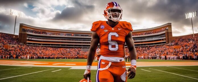 Cade Klubnik speaking to media about Tom Allen's Clemson defense.