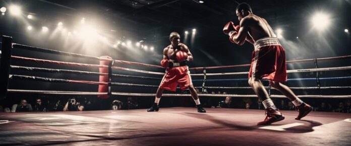 Canelo Alvarez sitting at a poker table, playing cards.