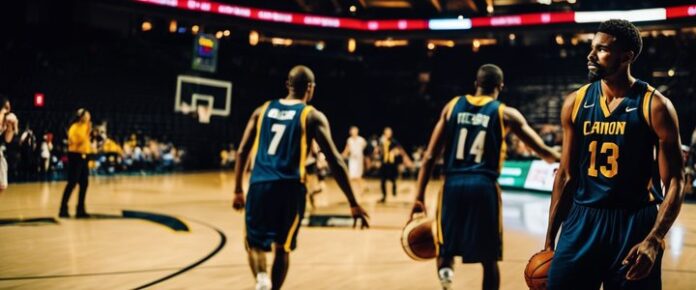 Channing Tatum speaking at a press conference with a somber expression.