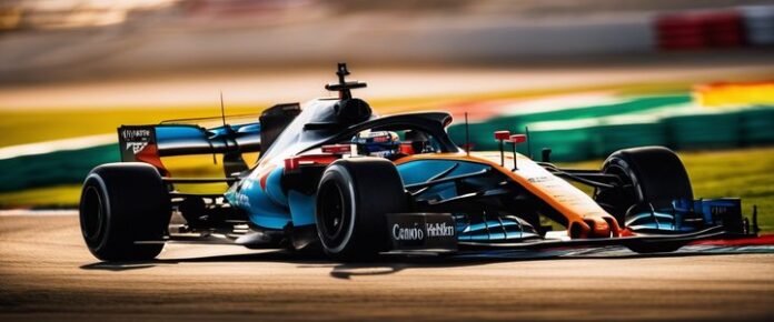 Colapinto in racing gear, standing near Alpine Formula One car.