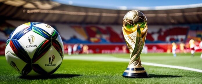 FIFA officials announcing Women's World Cup expansion to 48 teams.