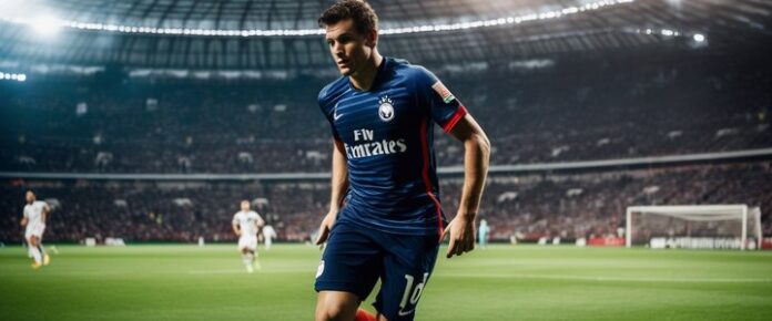 Leon sitting at a poker table, looking at his cards.