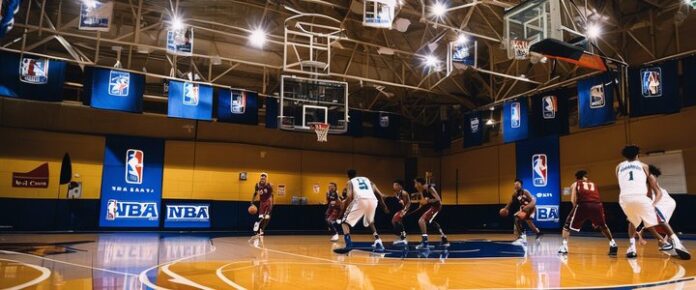 NBA draft prospects participate in combine drills and workouts.
