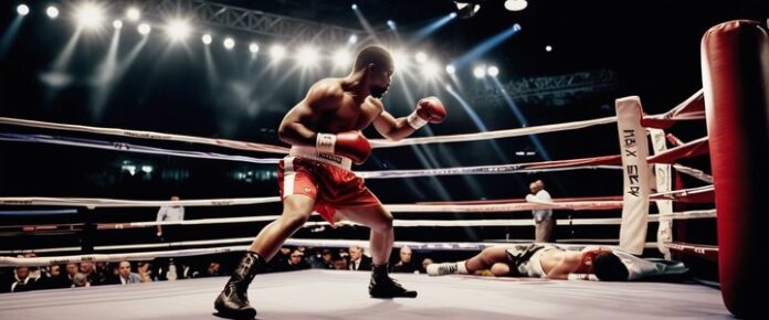 Naoya Inoue holding a poker championship trophy and smiling.