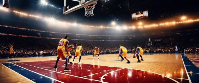 Nikola Jokic and Shai Gilgeous-Alexander in NBA action.