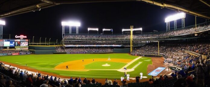 Poker player holding cards at a tournament table.