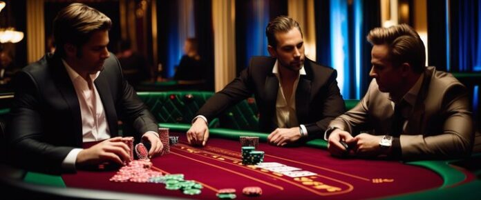 Poker players competing at the Triton Super High Roller Series in Montenegro.