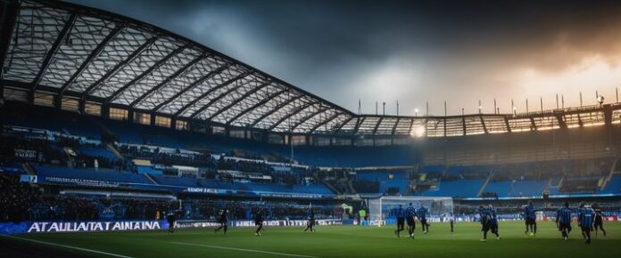 Police and paramedics respond to violent clash between soccer fans.