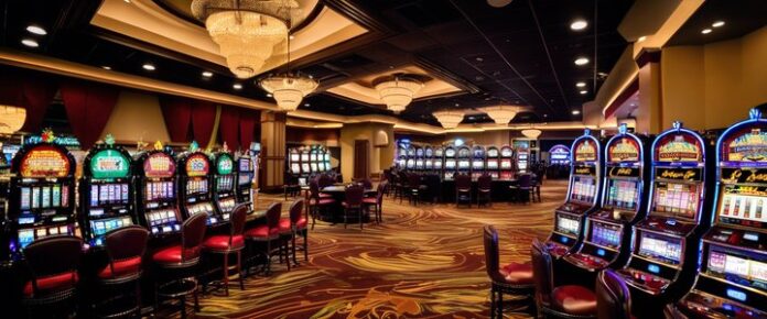 Ribbon cutting ceremony at Black Bear Casino Resort expansion.