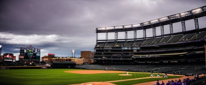 Rockies players react to another loss on the field.