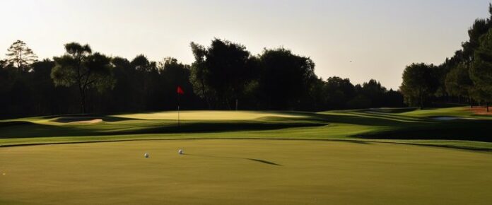 Rory McIlroy testing golf drivers at PGA event.
