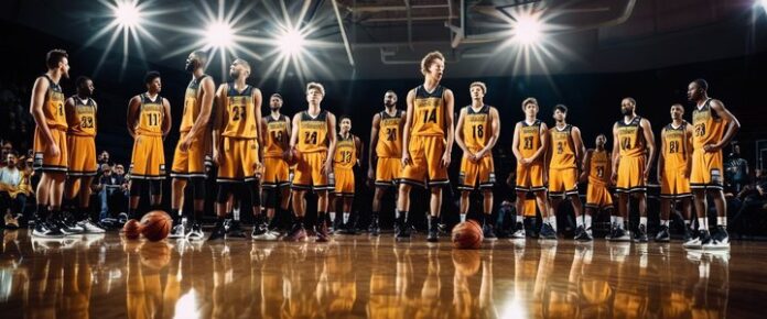 Rudy Gobert in action during a basketball game against the Lakers.