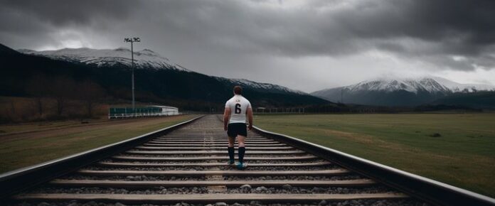 Rugby player Josaia Raisuqe in action on the field.