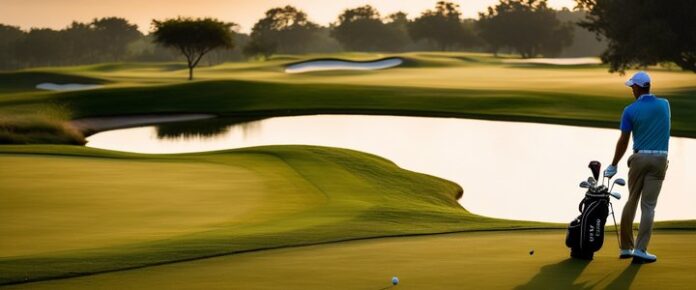 Scottie Scheffler holding a golf trophy and smiling.