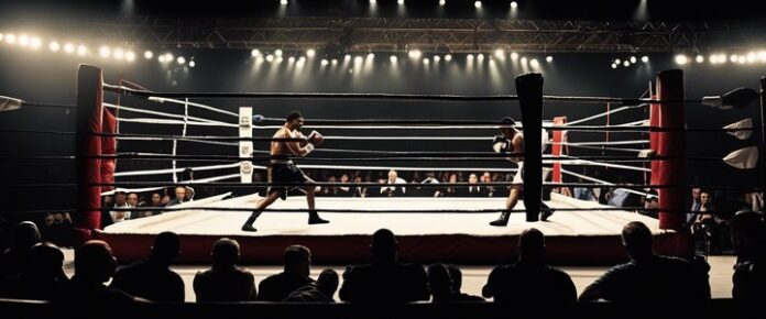 Terence Crawford sitting at a poker table, playing cards.