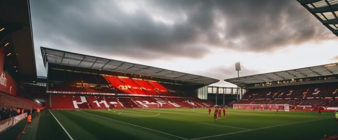Trent Alexander-Arnold in action during a Liverpool football match.