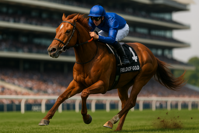 Professional horse racing image for Field of Gold and Fallen Angel Lead a Star‑Studded Ascot Cast for Champions Day