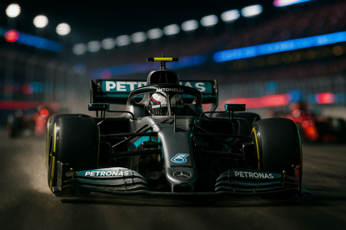 Professional f1 car image for Andrea Kimi Antonelli looks back on a roller‑coaster rookie year with Mercedes