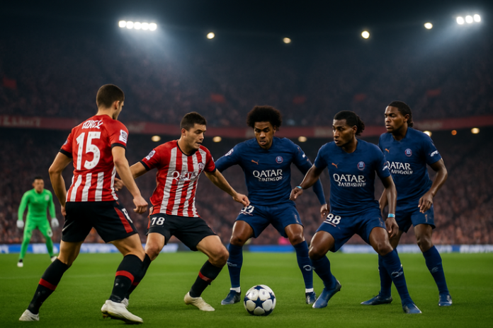 Professional cricket image for PSG Stumbles at San Mamés While German Giants Slip Up in the Champions League